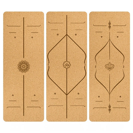 Natural Cork Rubber Yoga Mat