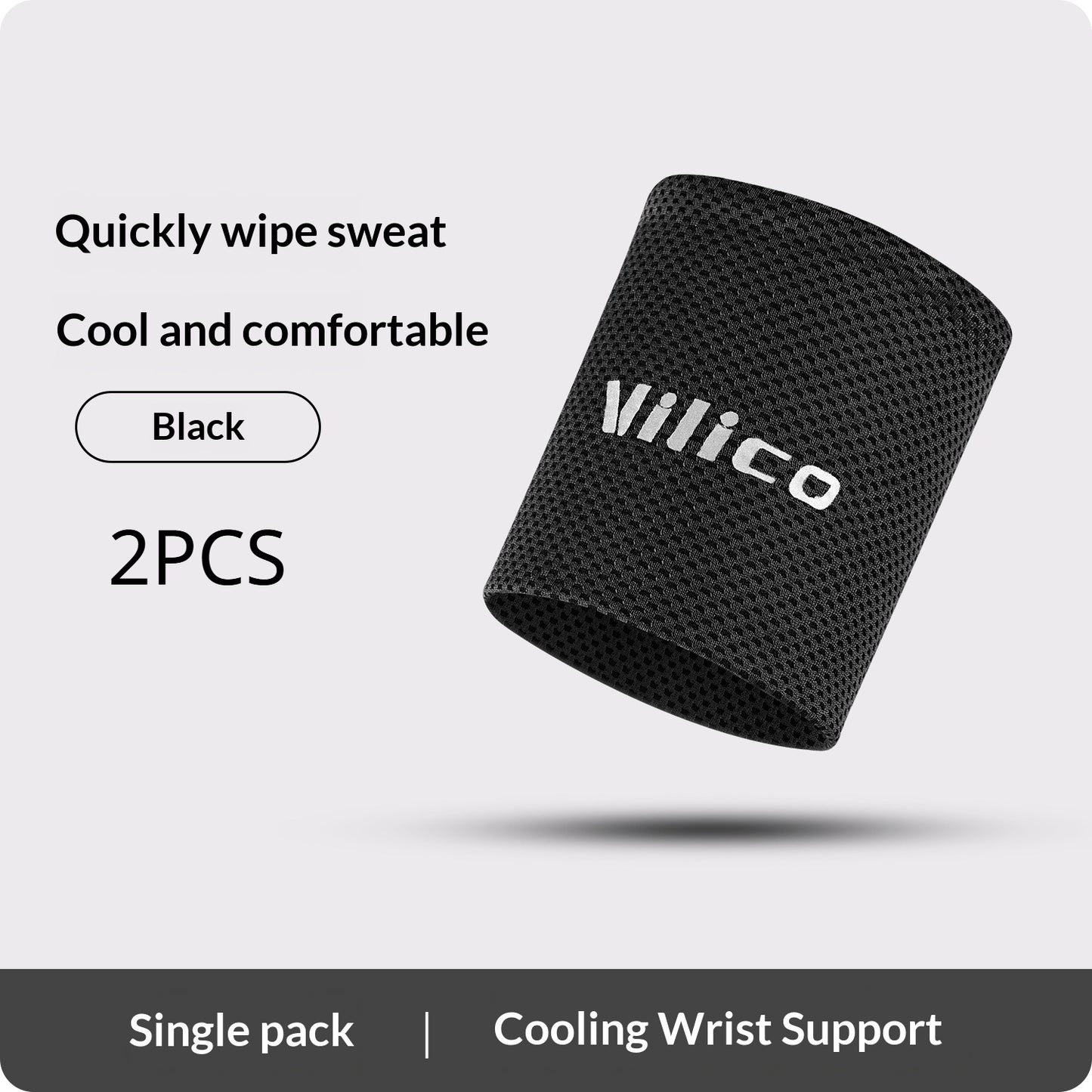 Sweat-absorbing Cooling Non-slip Breathable Sweat-wiping Wristband