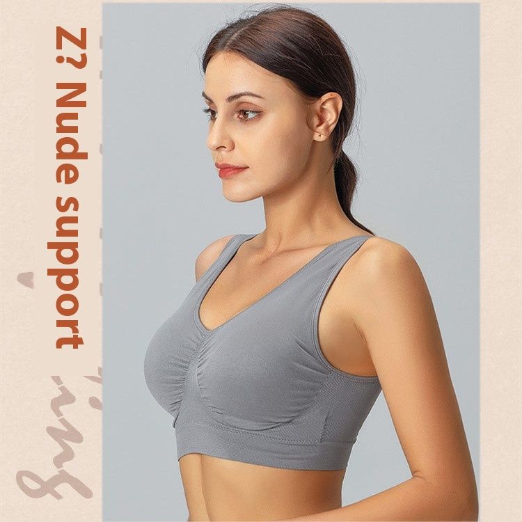 One-piece Seamless Double-layer Yoga Adjustment Sports Underwear