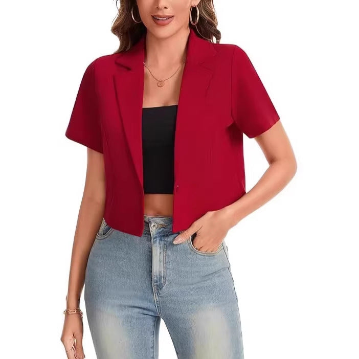 Cross-border European And American Fashion Womens Petite Blazer