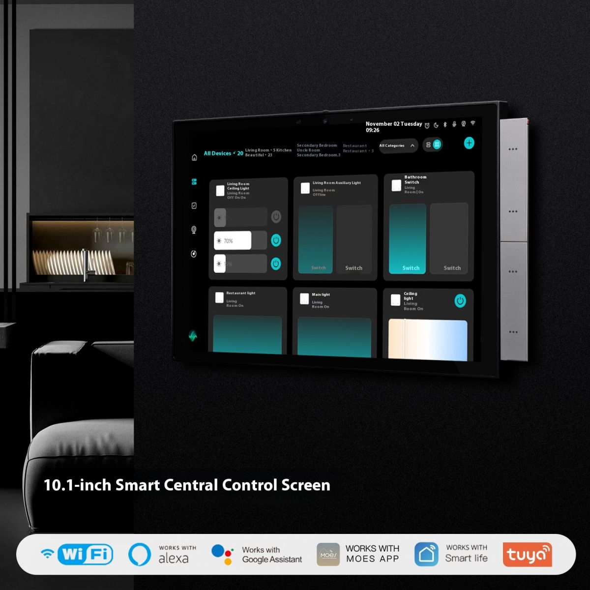 WiFi Graffiti Smart Home Smart Center Console Screen