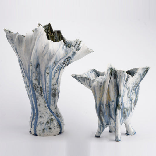 Handmade Ceramic Vase Home Showroom Desktop Ceramic Flower Arrangement Decorative Ornaments