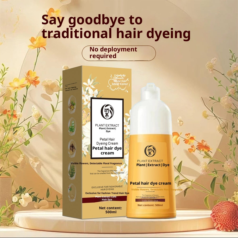 Coloring Cream Plant-Based Formula Hair Dye Hair Coloring Gel