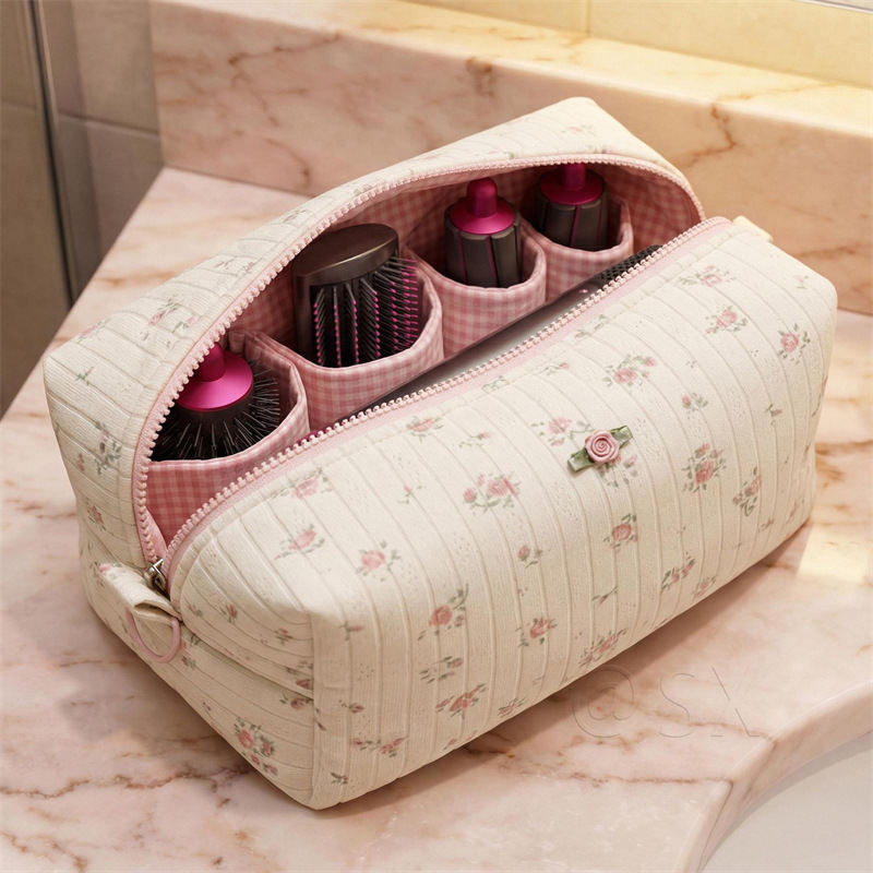 Travel Makeup Organizer And Hair Accessory Portable Bag