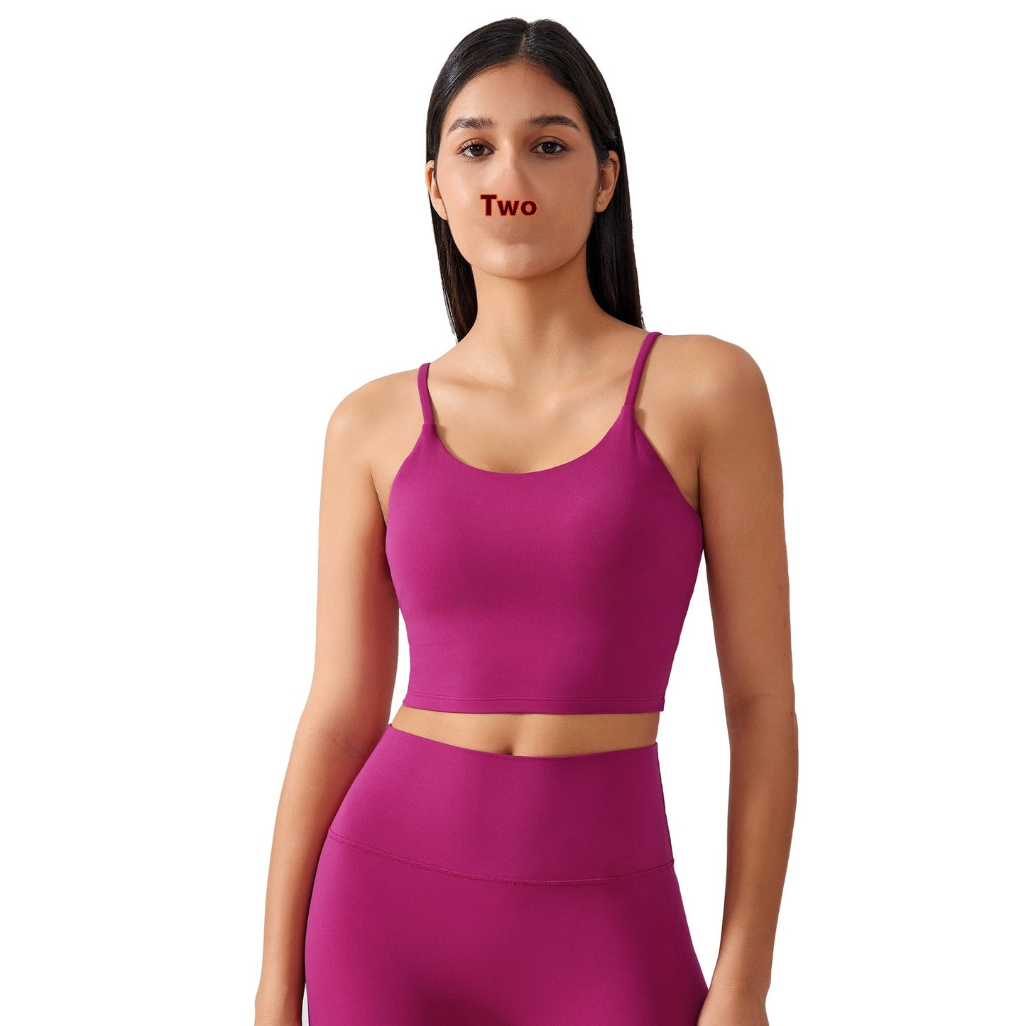 One-piece Cup Shockproof Push-up Breast Holding Beauty Back Workout Yoga Bra
