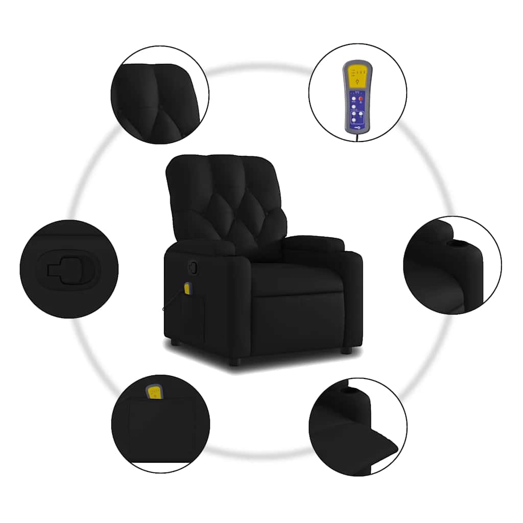Massage Recliner, Faux Leather,   Massage Recliner, Faux Leather
