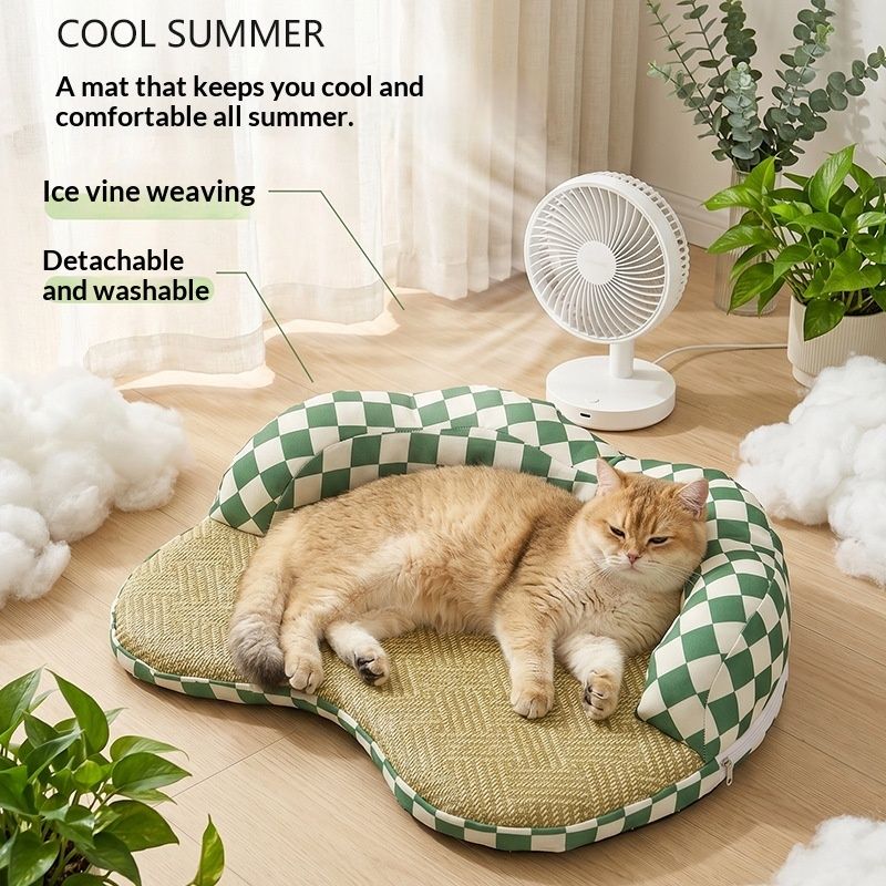 Pet Cooling Bed Cat And Dog Cooling Mat Medium Size Kennel Pet Cat Bed