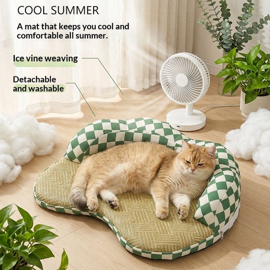 Pet Cooling Bed Cat And Dog Cooling Mat Medium Size Kennel Pet Cat Bed