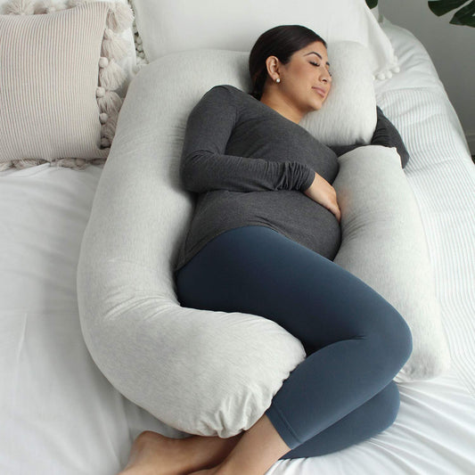 Pregnancy Pillow - Lumbar Support Body Pillow for Side Sleeping During Maternity