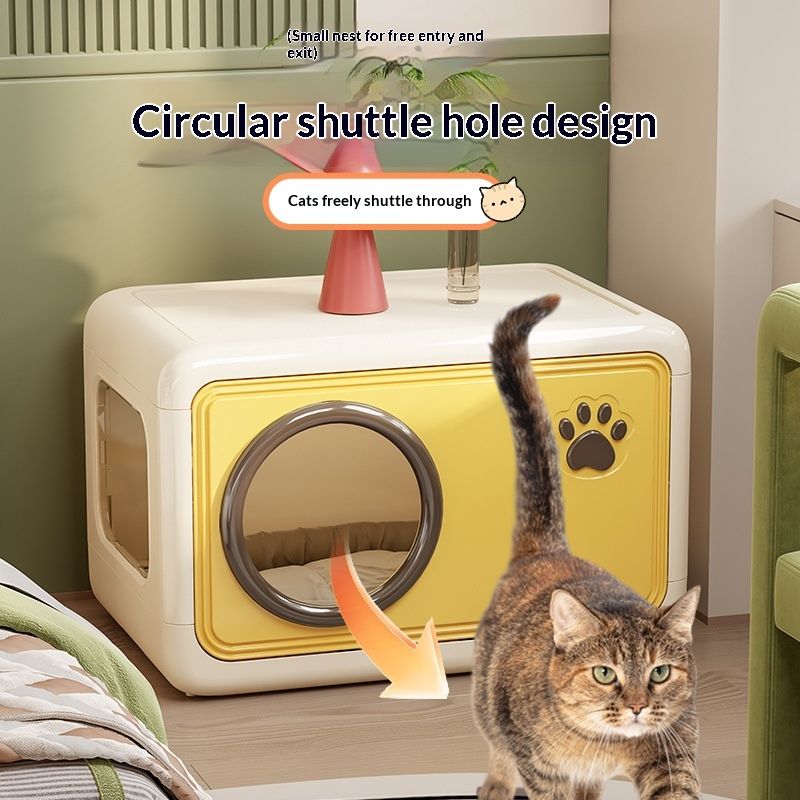 Large-capacity Cat Food Storage Container Cat Bed