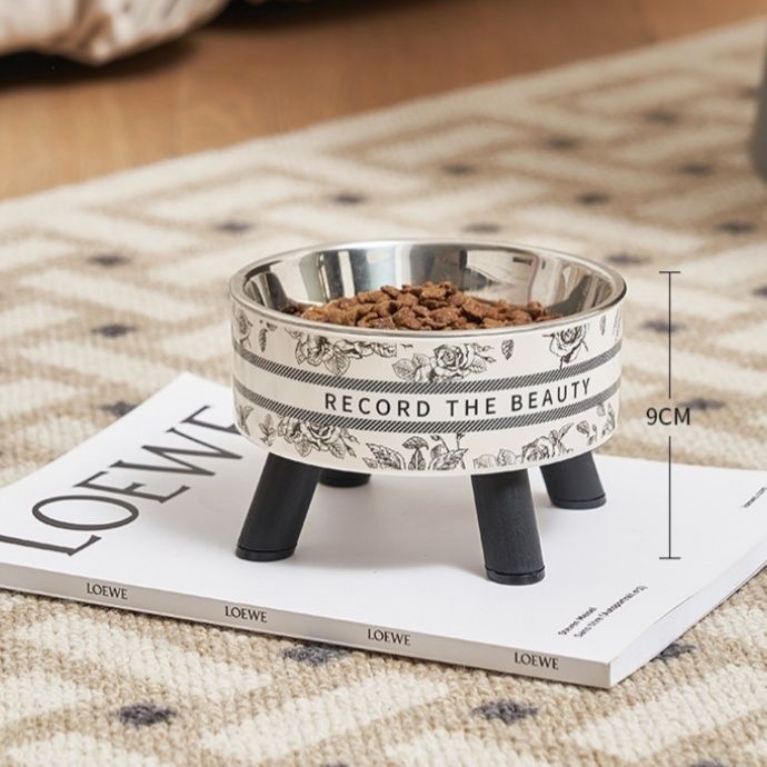 Large-capacity Non-slip Spill-proof Stainless Steel Pet Bowl