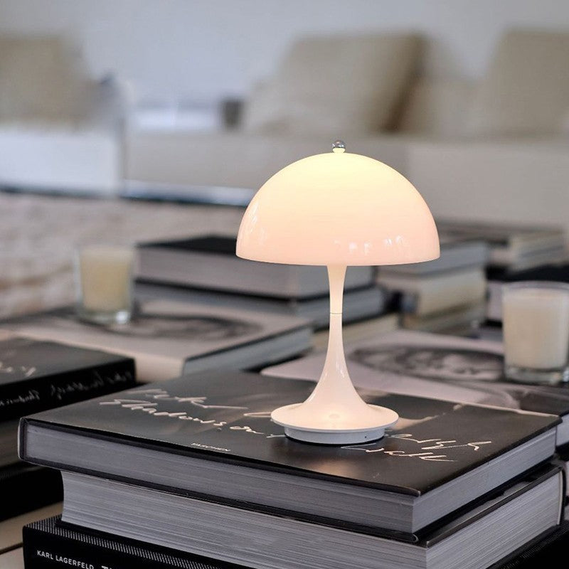 Mushroom Table Lamp Atmosphere Charging Bedroom Bedside Small Bud