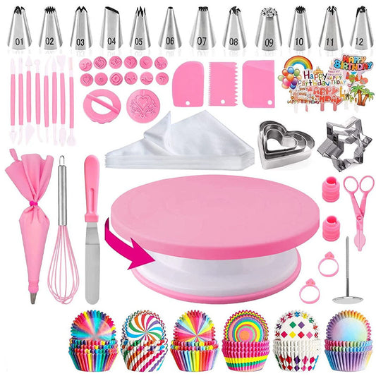 255-piece Cake Turntable Set Baking Tools
