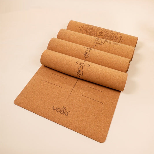 Widened Thick Natural Rubber Printed Yoga Mat