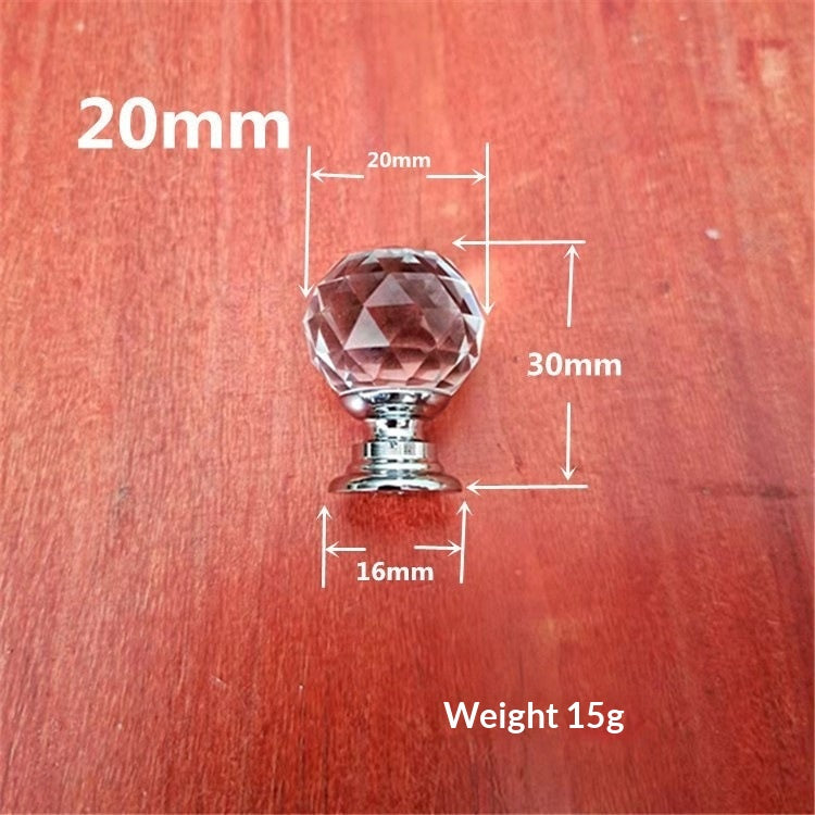Crystal Ball Glass Handle For Dressing Table Or Makeup Box Drawer