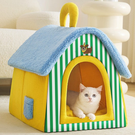 Pet Warm Sleeping Kennel All-Season Pet Bed