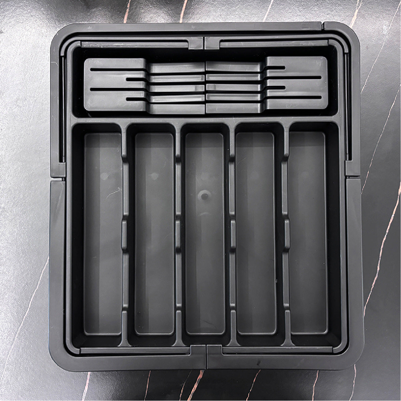 Kitchen Cutlery Compartment Storage Box