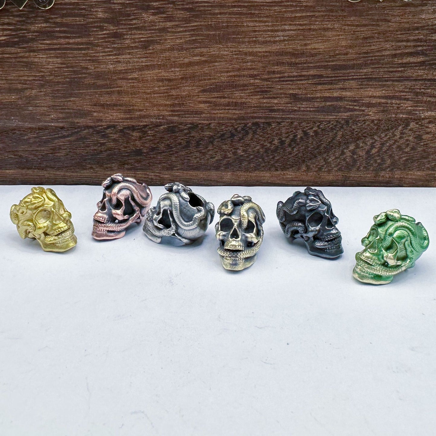 Fashion Double Snake Skull Pendant Accessories