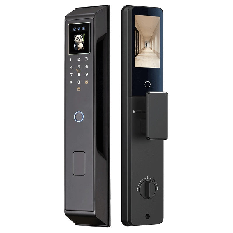 AI-powered Smart Door Lock With A Dynamic Visual Screen And Facial Recognition