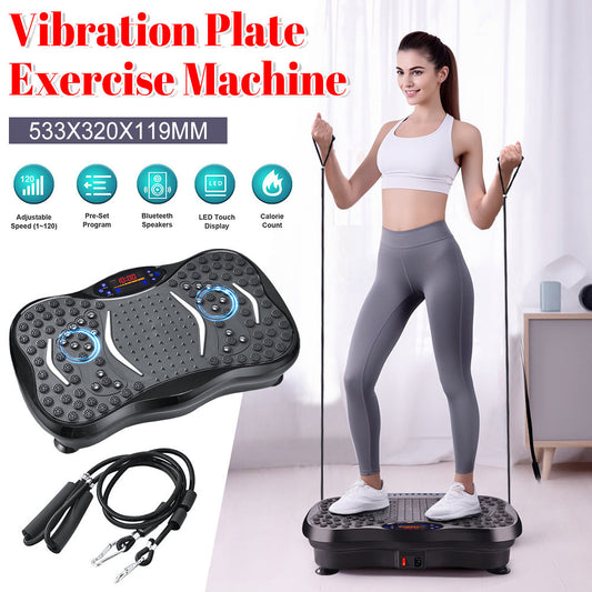 Vibration Plate, Bluetooth Compatible, Whole Body Rhythm Shaker, Adjustable Speed, Weight Loss Fat Loss Machine