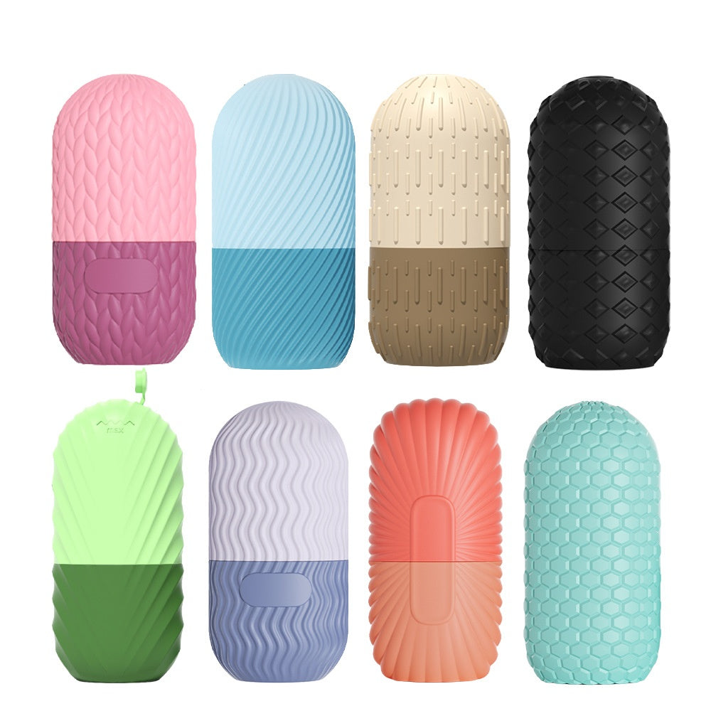 Facial Ice Compress Facial Massage Beauty Ice Tray Silicone Ice Cube Mold