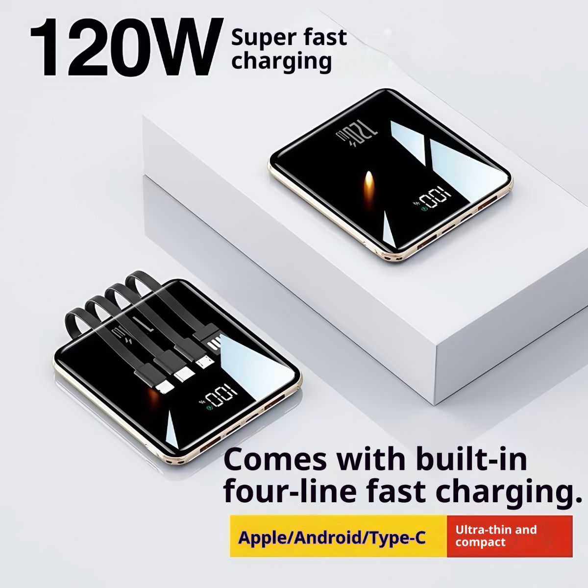Super Fast Charge With Cable Mirror Enterprise Gift Mobile