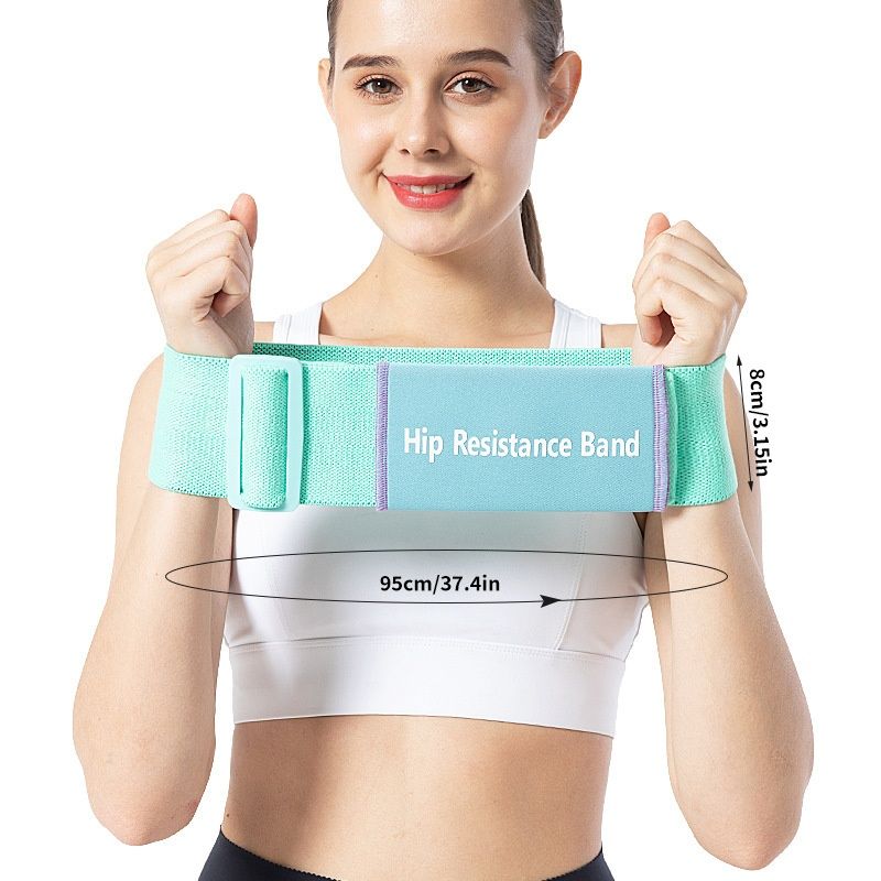 Knitted Elastic Compression Yoga Stretching Band For Squatting To Train Glutes