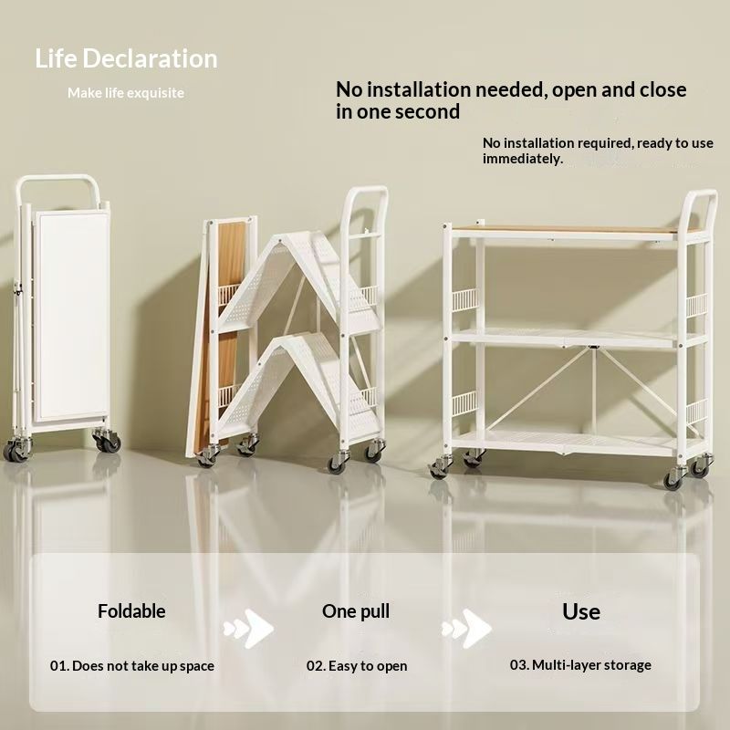 Kitchen Shelf Metal Living Room Bedroom