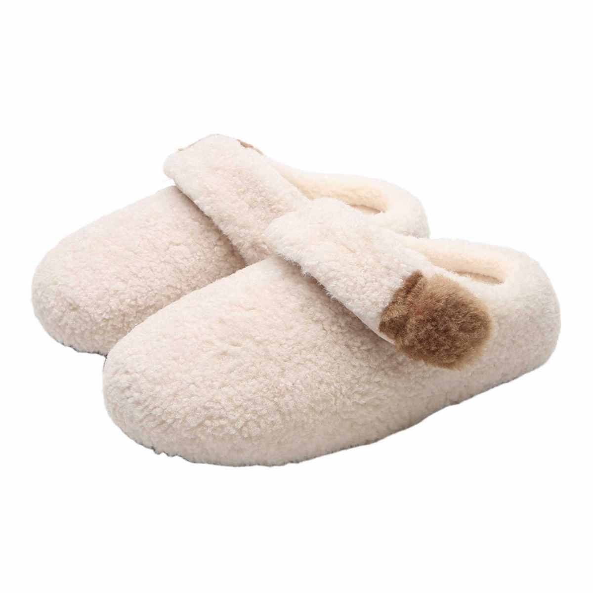 Japanese-style Minimalist Cotton Slippers For Indoor And Outdoor Wear