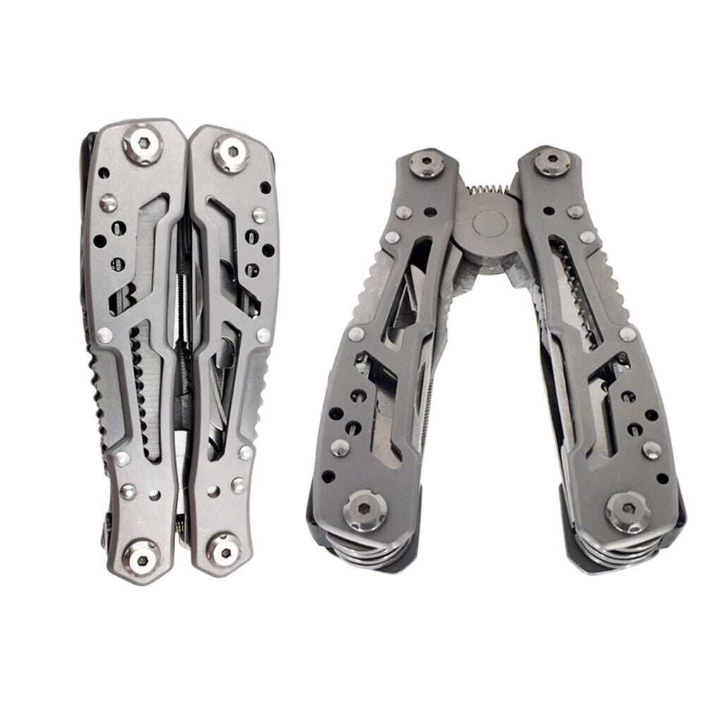 Multifunctional Stainless Steel Multi-tool Pocket Pliers Saw Folding Pliers Outdoor Tools UK