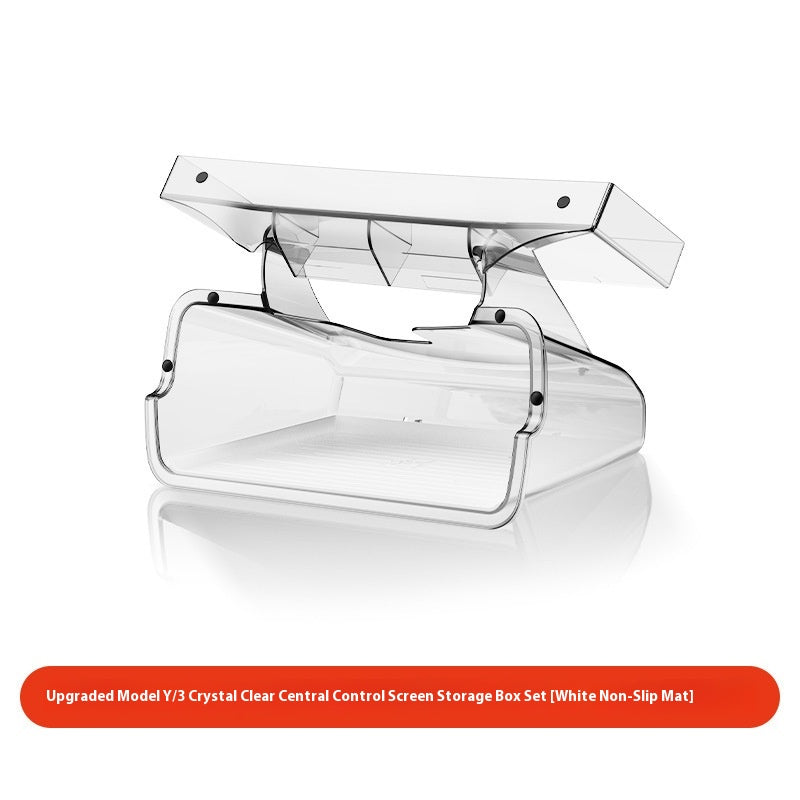 Center Console Screen Lower Storage Box ETC Non-slip Storage Compartment Accessories