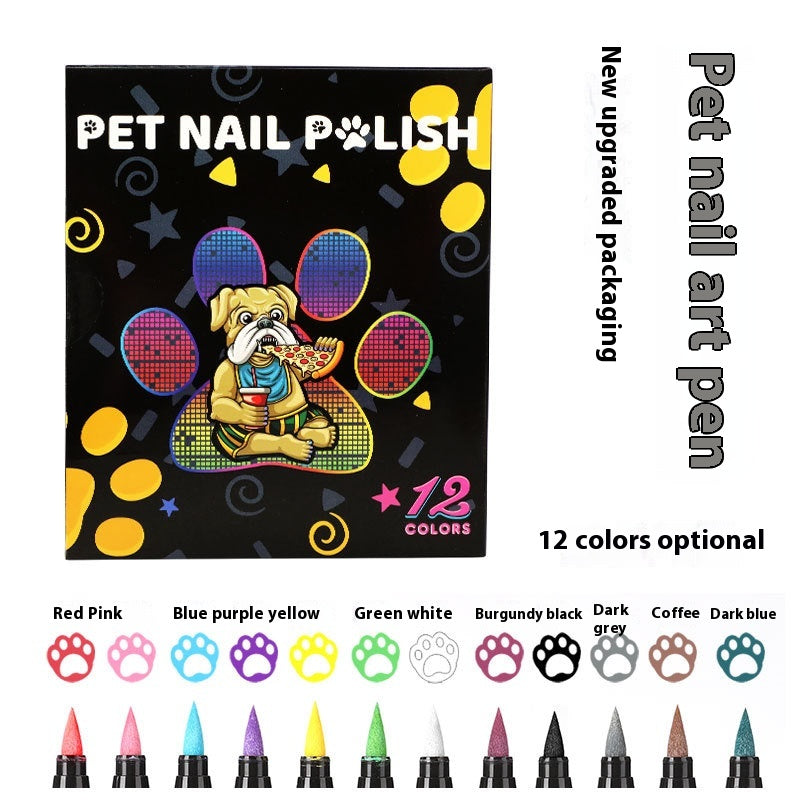 Beauty Paint Pen Graffiti Hook Line Three-in-one Soft Head Nail Brush