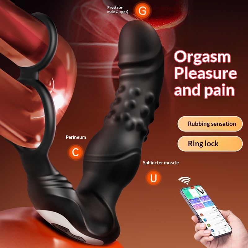 Mens Prostate Massage Vibrator And Cock Ring