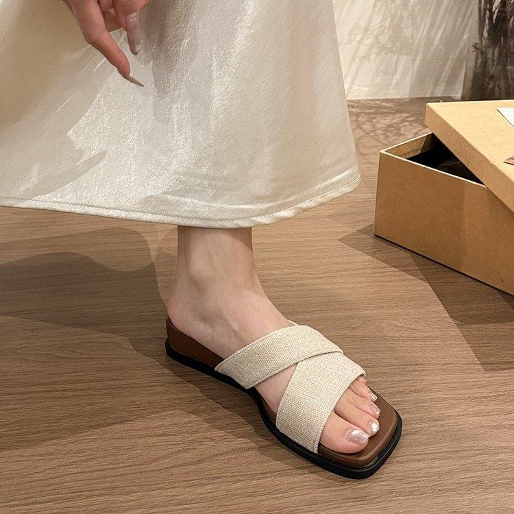 Women Platform Wedge One Strap Slides, 2026 New Summer Outdoor Beach Vacation Sandals Matching Dresses