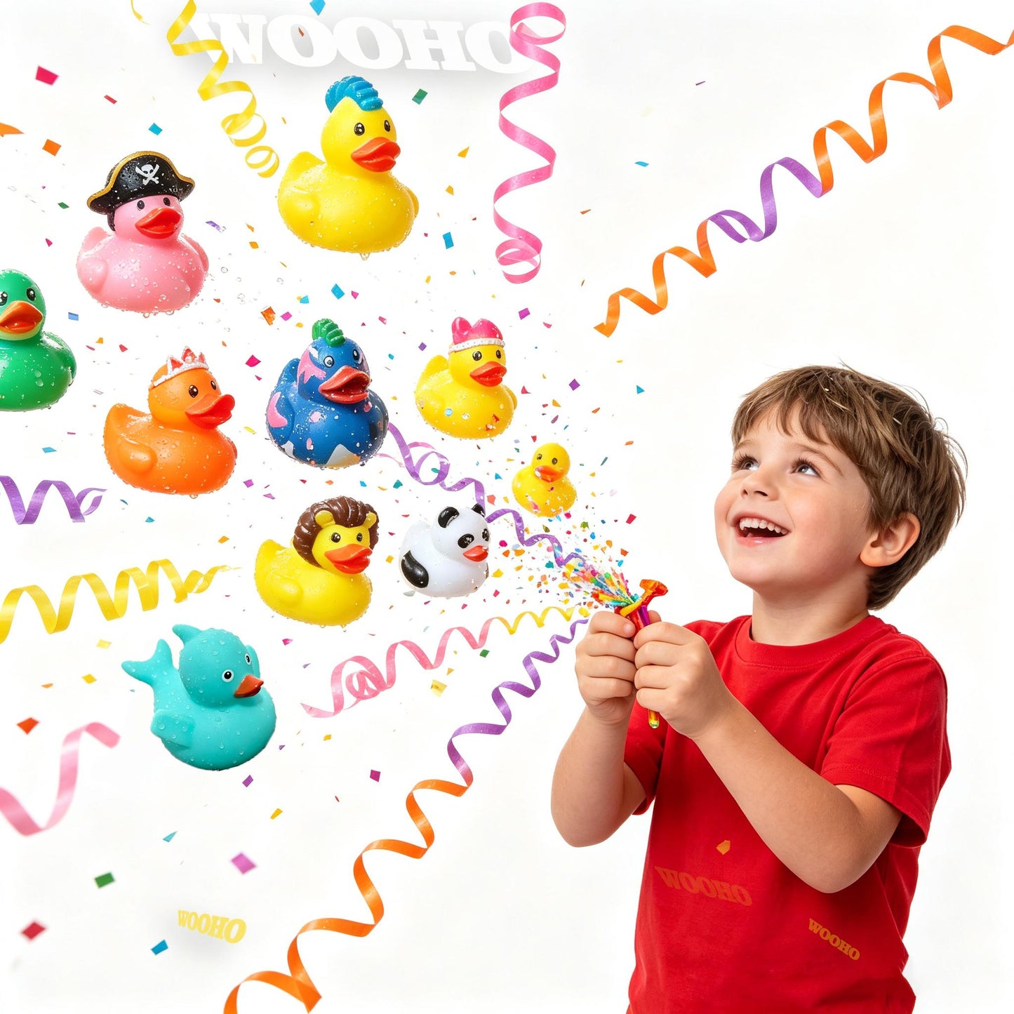 Mini Rubber Duck Multipack Cute Bath Toys For Kids  Fun Favors For Pools, Beach Parties, And Water Play,Self-pickup Only.