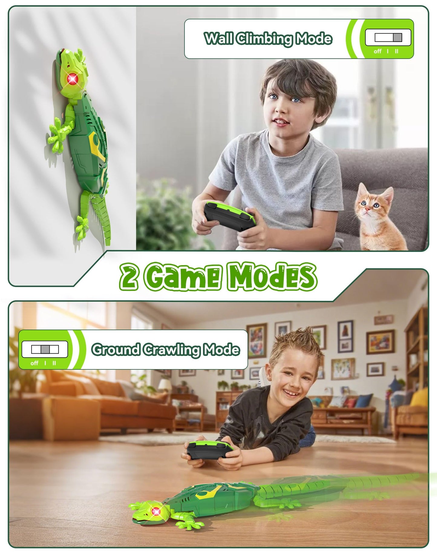 Realistic Wall-Climbing Gecko Toy  Birthday Gift For Children Aged 6
