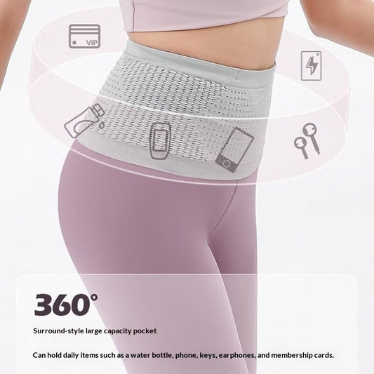 Multi Functional Solid Color Outdoor Fitness Waist Bag