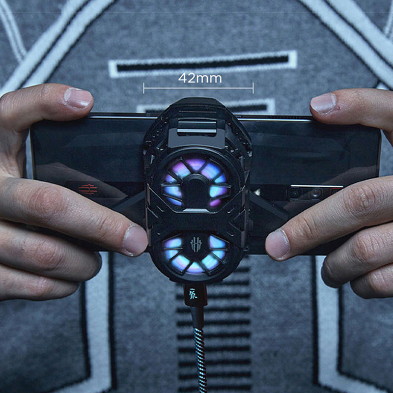 Dual-core Cooling Clip APP Adjusts RGB Lighting Effect