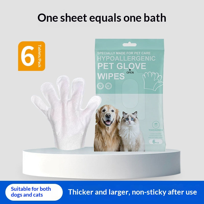 Pet Glove For Cats And DogsClean Without Bathing