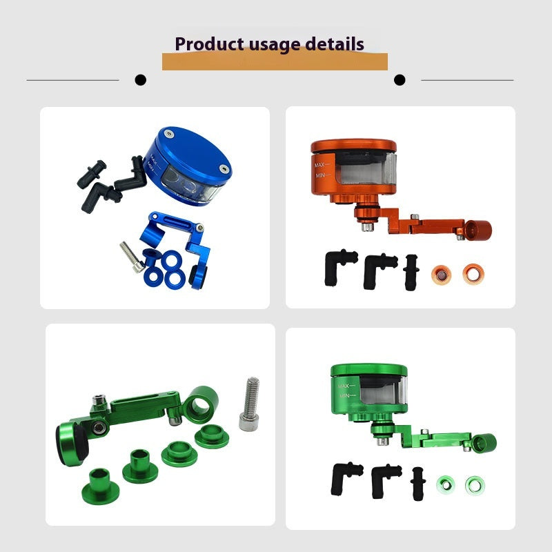 Motorcycle Modification Accessories Front Brake Fluid Brake Oil Cup Bracket Universal