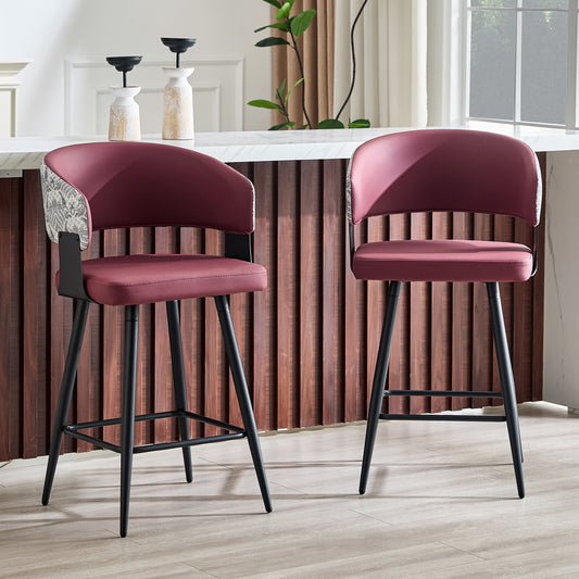 Modern Upholstered Dining Chair With Backrest And Armrests, Minimalist Restaurant Chair For Home, Kitchen, Hotel, Showroom, Mid-Century Style