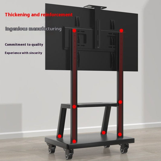 Mobile Adjustable Floor TV Bracket