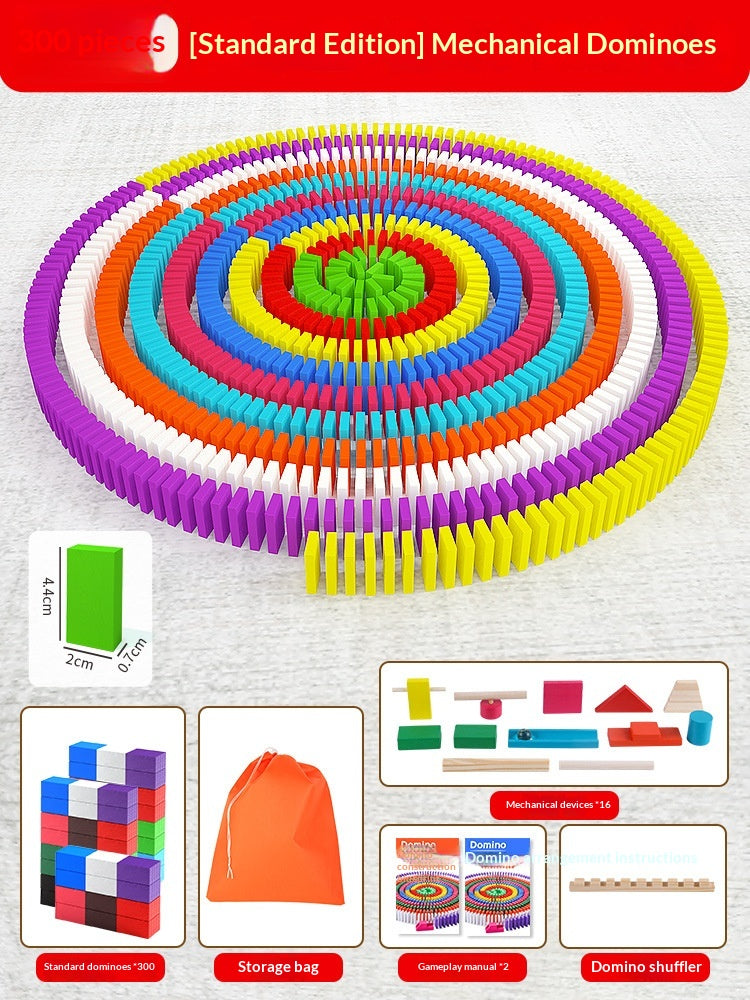 Educational Puzzle Toy Mechanism Building Blocks Gift Dominoes