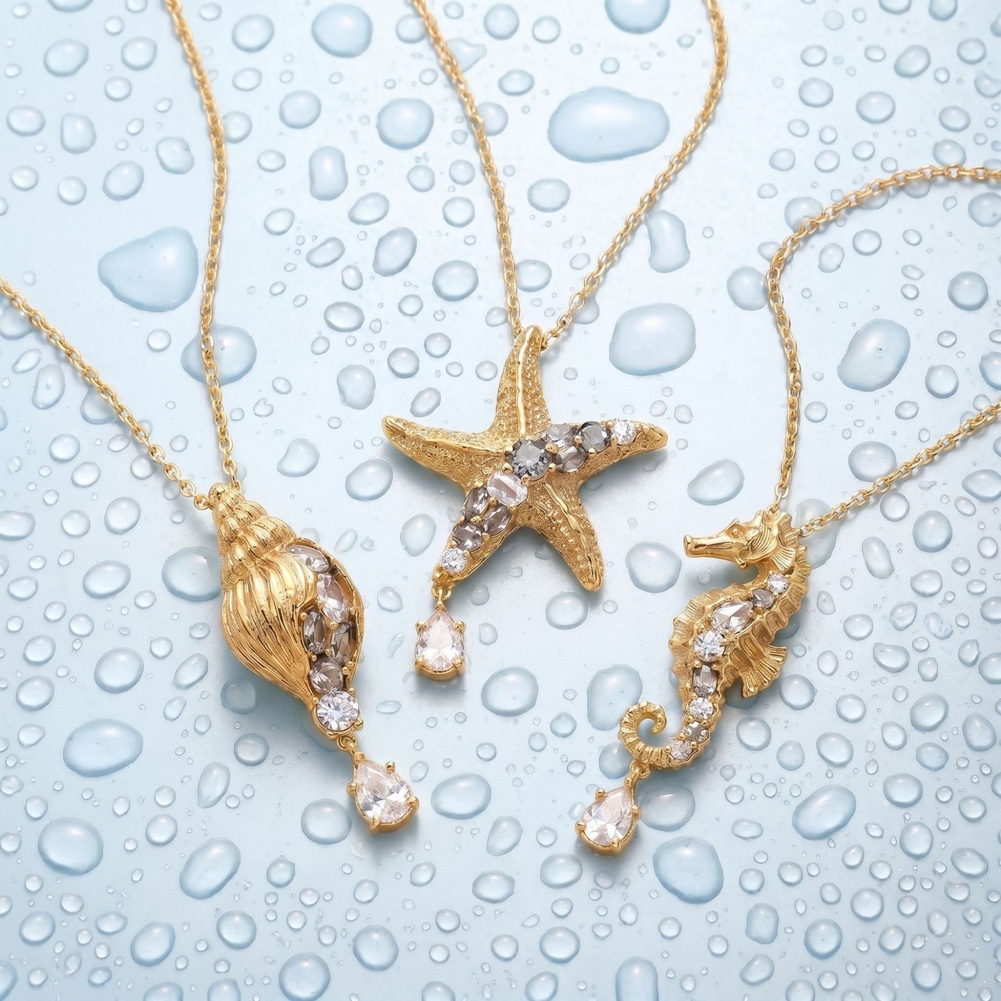 New Ocean-style Stainless Steel Necklace