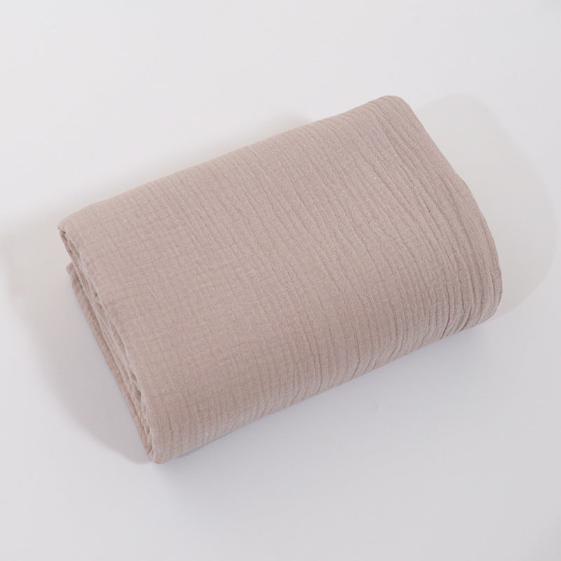 Newborn Bath Towel Solid Color Pure Cotton Gauze