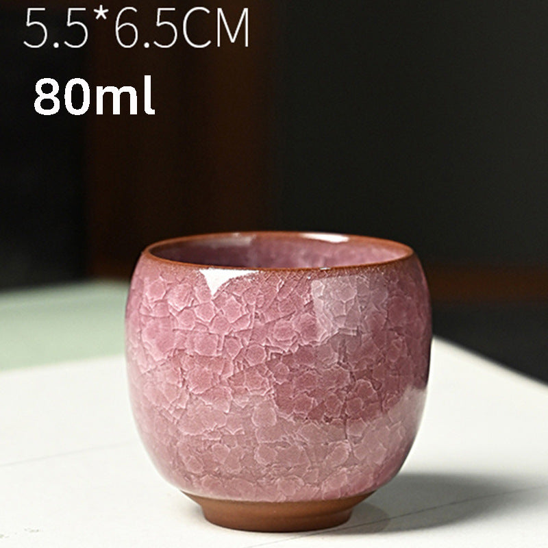 Ice Flower Dragon Egg Tea Bowl Always-standing Cup Anti-scald Ceramic Cooling Cup