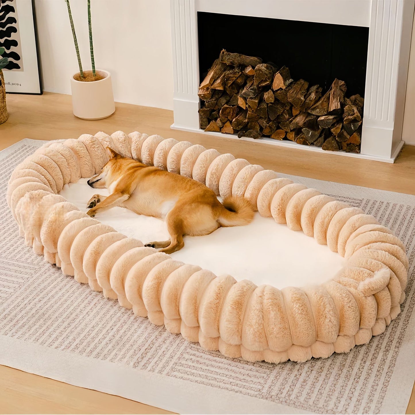 Pet-and-human-shared Dog Cozy And Secure Lazy Sofa Bed Thats Detachable And Washable