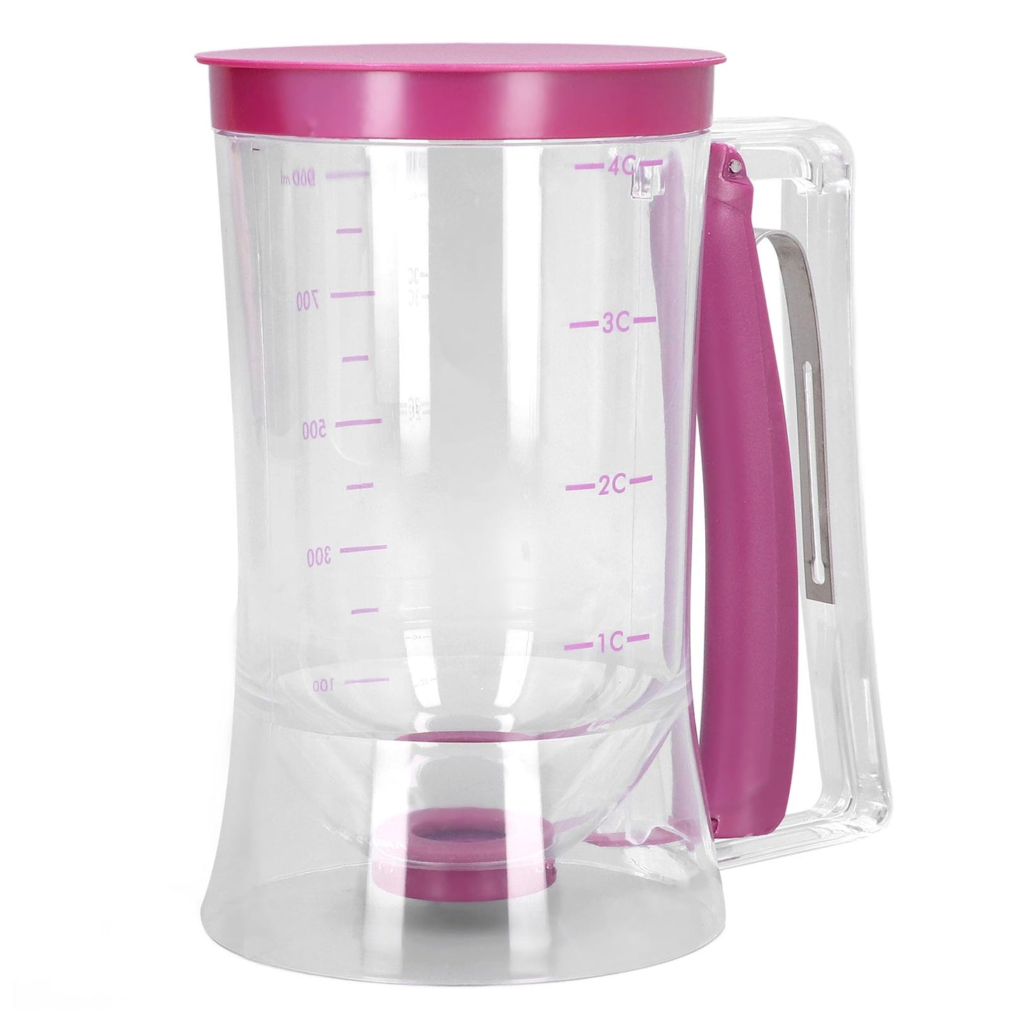 Pancake Dispenser PP Material BPA Free Trigger Handle Wide Opening Controllable Food Size Measurable Scale Pourer