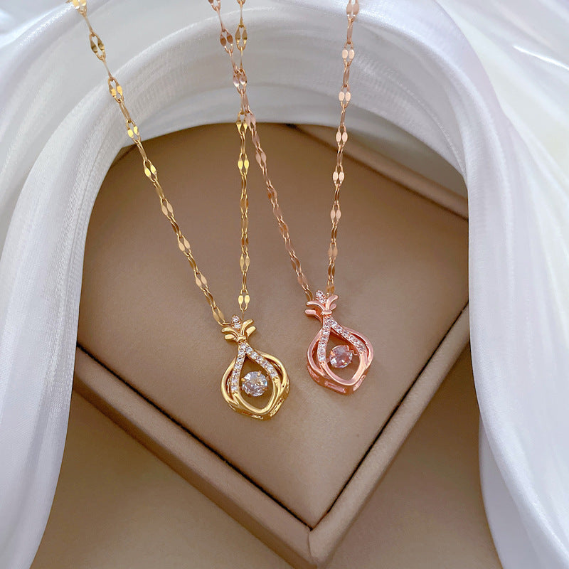 Kalung Wanita Merek VALLEY Desain Korea Bahan Titanium Premium Anti Luntur Aksesoris Fashion Sehari-hari