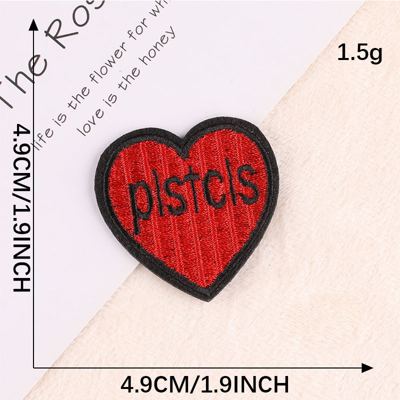 Emboridery Label Clothing Accessories Beard Ice Cream Embroidered Cloth Stickers
